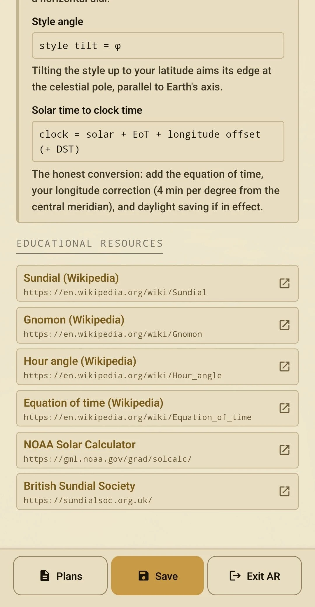 Show the math - plus further reading